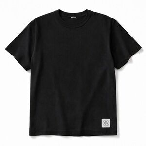 Reigning Champ Midweight Jersey T-Shirt Mens Black Jersey Cotton Short Sleeve XL